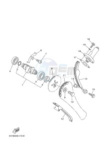 TT-R125 TT-R125LWE (19CT 19CU) drawing CAMSHAFT & CHAIN