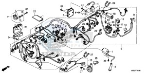 TRX420FA1G TRX420 Europe Direct - (ED) drawing WIRE HARNESS