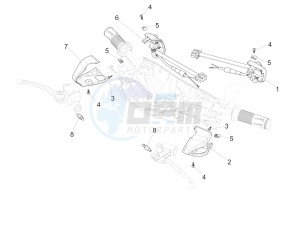 SPRINT 50 2T NOABS E2 (EMEA) drawing Selectors - Switches - Buttons