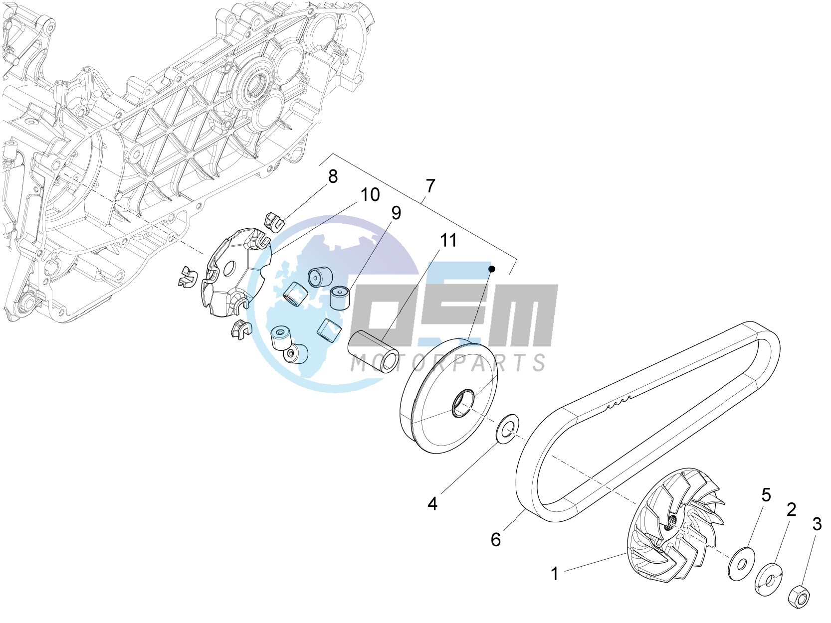 Driving pulley