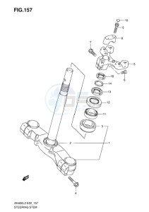 AN400Z ABS BURGMAN EU-UK drawing STEERING STEM