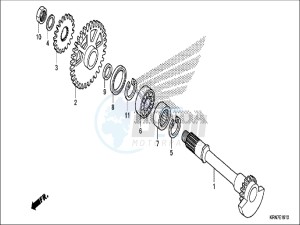 CRF250RH Europe Direct - (ED) drawing BALANCER