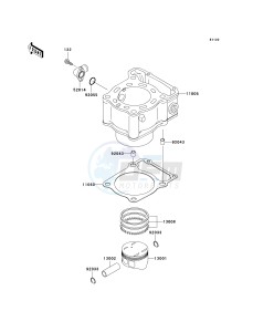 KLX 300 A [KLX300R] (A7-A9) [KLX300R] drawing CYLINDER_PISTON-- S- -