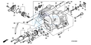 TRX420FE9 Australia - (U / 4WD) drawing FRONT CRANKCASE COVER