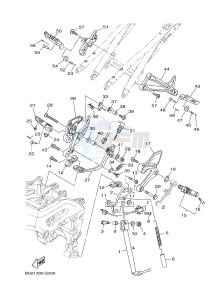 MTN850-A MTN-850-A MT-09 ABS (BS21) drawing STAND & FOOTREST