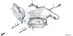 TRX420FA1F TRX420 Europe Direct - (ED) drawing HEADLIGHT