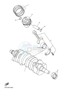 XJ6N ABS 600 XJ6-N (NAKED, ABS) (36B5) drawing CRANKSHAFT & PISTON