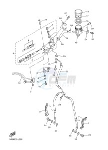 YZF-R1 998 R1 (1KBJ 1KBK) drawing FRONT MASTER CYLINDER