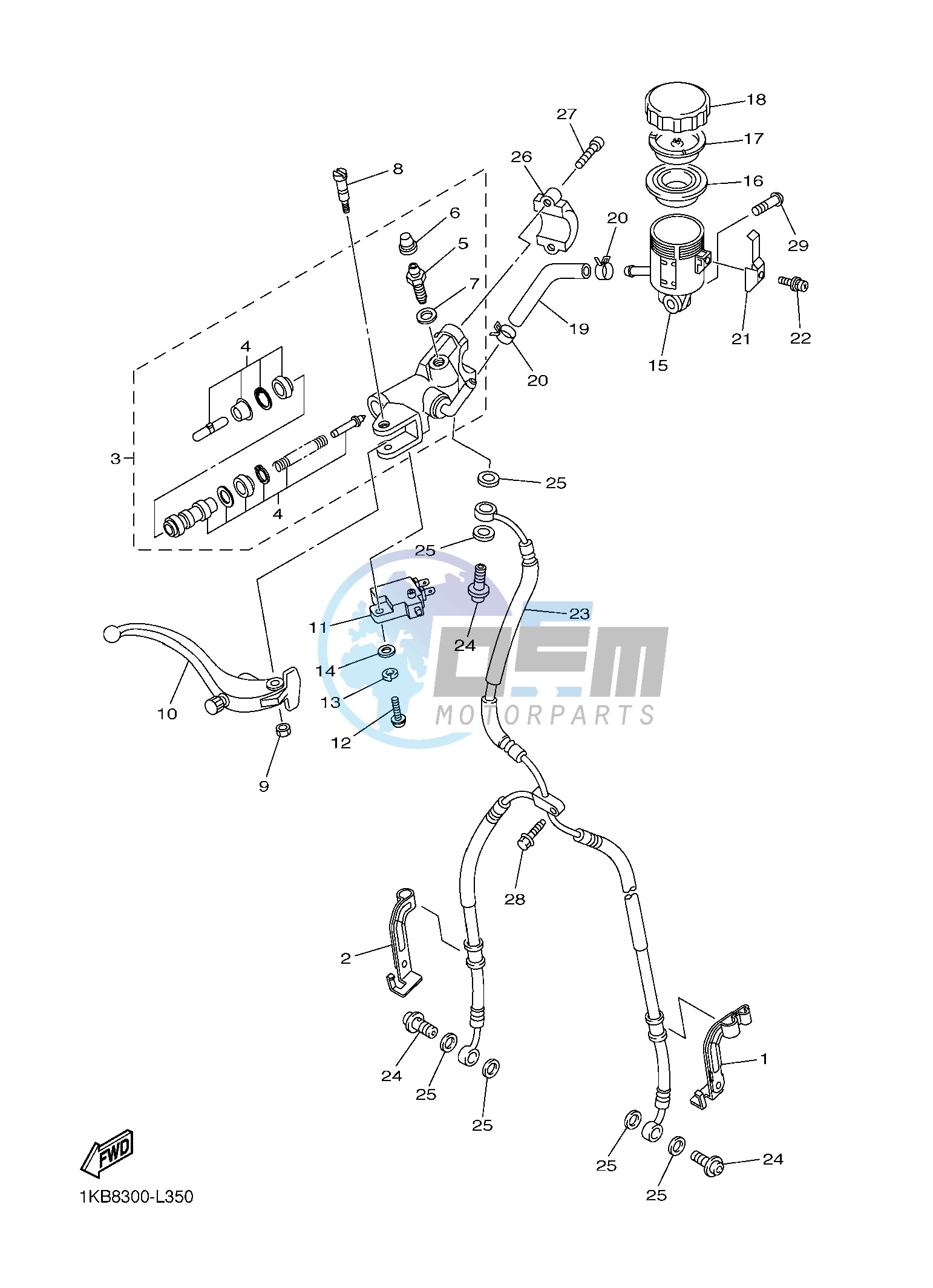 FRONT MASTER CYLINDER