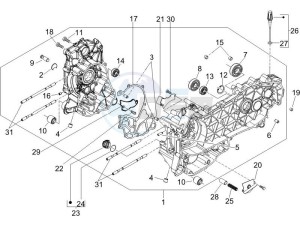 LX 125 4T drawing Crankcase