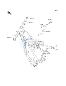 KX 80 W [KX80] (W1-W3) [KX80] drawing FRAME