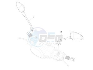 SPRINT 50 4T 4V NOABS E2 (NAFTA) drawing Driving mirror/s