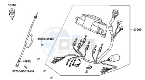 AGILITY FAT 50cc12 inch Netherlands drawing Speedometer