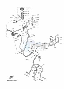 XSR900 MTM890 (BEA7) drawing FRONT MASTER CYLINDER