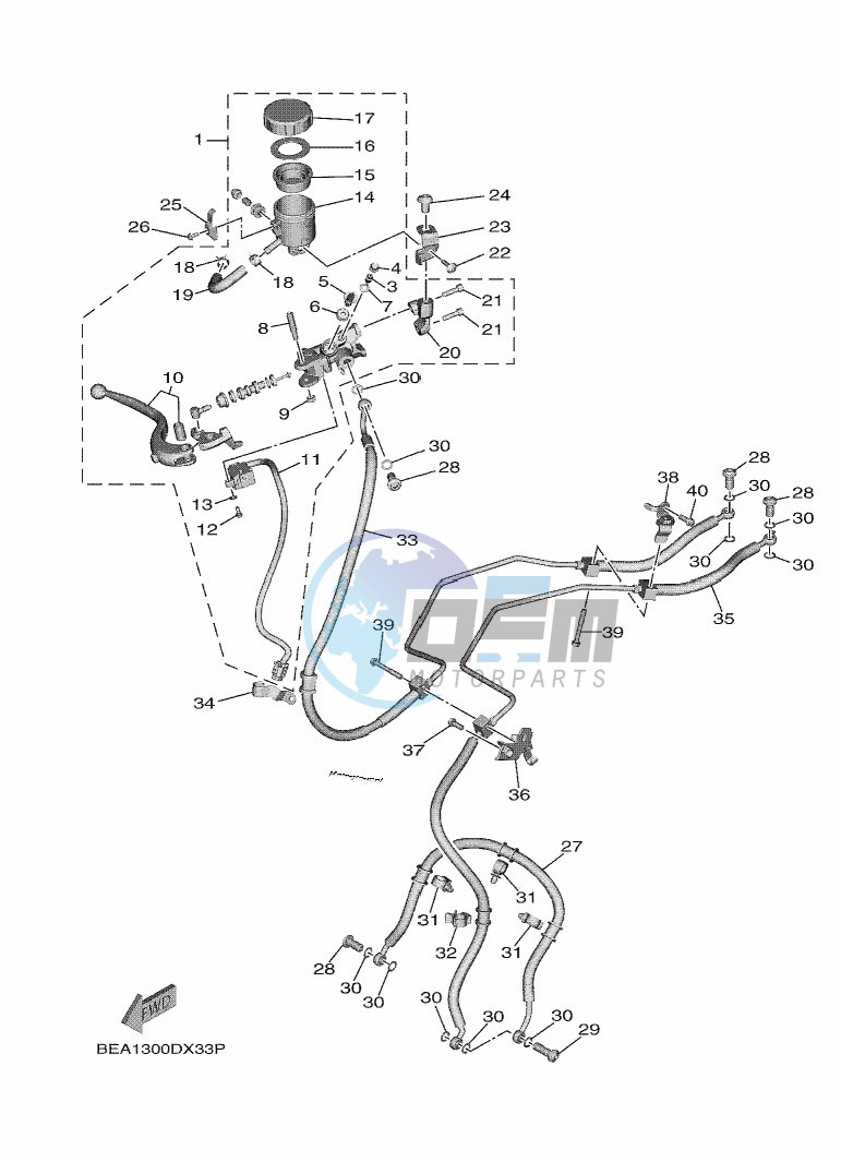 FRONT MASTER CYLINDER