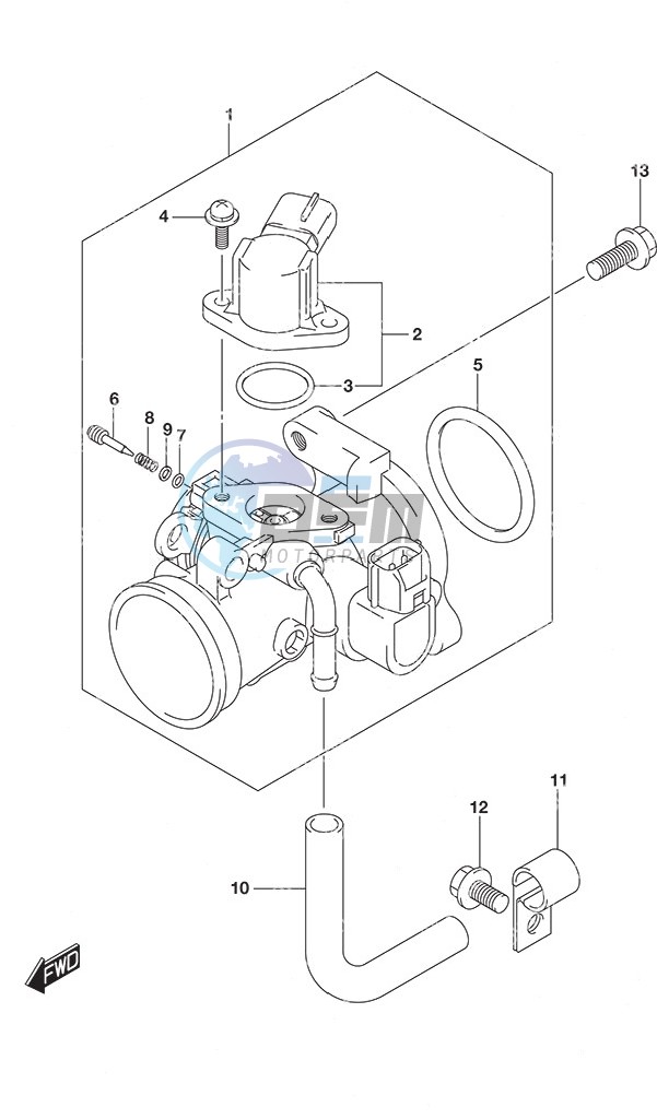 Throttle Body Non-Remote Control