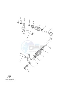 TT-R50 TT-R50E (2CJ6 2CJ7 2CJ8) drawing VALVE