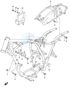 GZ125 (P4) drawing FRAME