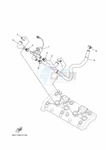 MT-10 MTN1000 (B5Y6) drawing AIR INDUCTION SYSTEM