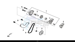 HD 300I ABS (LS30W1-EU) (L9-M0) drawing OIL PUMP ASSY