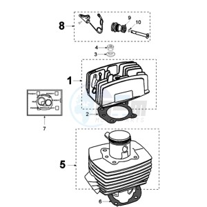 VOGUE V S2Y EU drawing CYLINDER HEAD