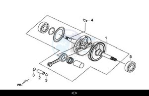 JOYRIDE 300 16" (LJ30W4-EU) (M3) drawing CRANK SHAFT COMP