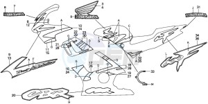 CBR600SE drawing STRIPE (CBR600FV/FW)