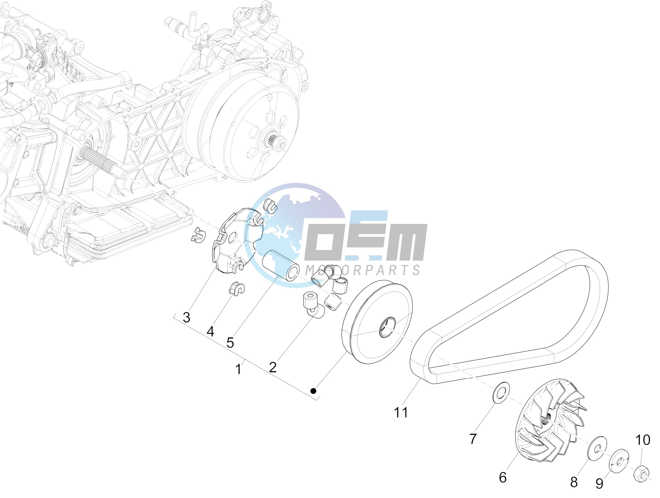 Driving pulley