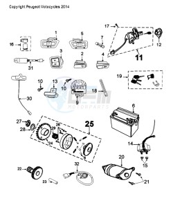 TWEET 50 V drawing ELECTRIC PART