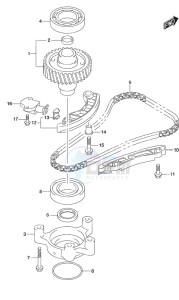 DF 150AP drawing Timing Chain