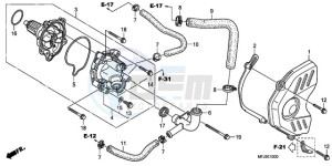 CBR600RR9 UK - (E / MME) drawing WATER PUMP