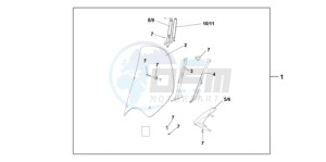 SH150D9 Europe Direct - (ED / KMH) drawing WINDSHIELD