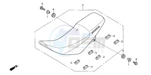 XR125L drawing SEAT