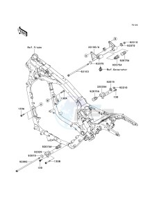 VN 1600 D [VULCAN 1600 NOMAD] (D6F-D8FA) D7F drawing ENGINE MOUNT