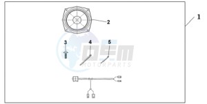 GL18009 Europe Direct - (ED / AB NAV) drawing REAR SPEAKER SET