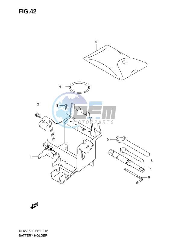 BATTERY HOLDER