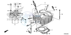 GLR1251WHH UK - (E) drawing CYLINDER HEAD