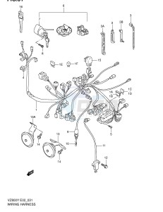 VZ800 (E2) MARAUDER drawing WIRING HARNESS