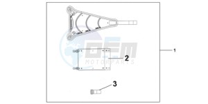 CBR1000RR9 France - (F / CMF MME REP) drawing TANK BAG