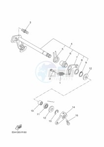 TRACER 7 MTT690 (B4T3) drawing SHIFT SHAFT