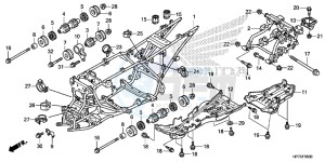 TRX420FPAD TRX420 Europe Direct - (ED) drawing FRAME BODY