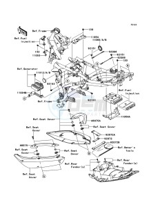 ER-6n ER650A7F GB XX (EU ME A(FRICA) drawing Frame Fittings(-JKAER650AAA035082)