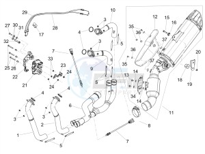 RSV4 1100 RACING FACTORY E4 ABS (APAC) drawing Exhaust pipe