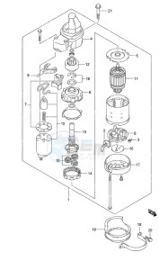 DF 60A drawing Starting Motor