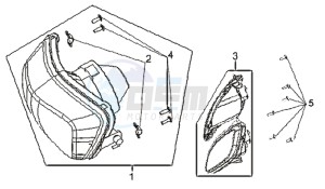 SYMPHONY 125 drawing HEADLAMP CPL