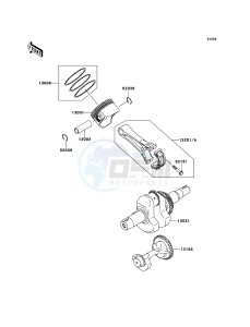 MULE_600 KAF400BBF EU drawing Crankshaft/Piston(s)