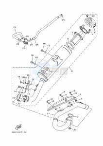 YFM700R YFM70RSXK (2LSS) drawing EXHAUST