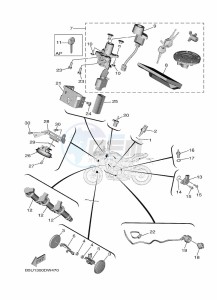 TRACER 9 MTT890 (B5U9) drawing ELECTRICAL 2