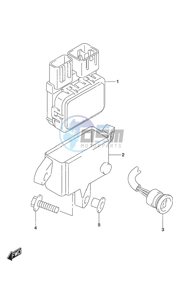 PTT Switch Remote Control w/Power Tilt