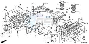 GL18009 BR / AB - (BR / AB) drawing CYLINDER HEAD